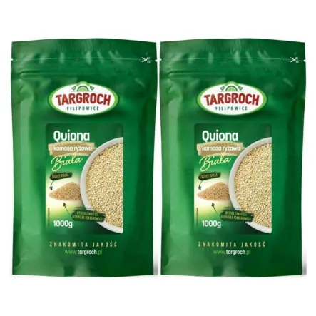Zestaw 2 x Quinoa Biała (Komosa Ryżowa) 1 kg - Targroch