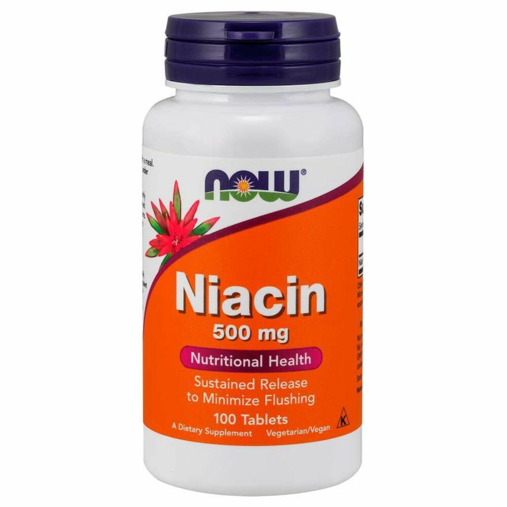Niacin Niacyna 500 mg 100 tabletek Now