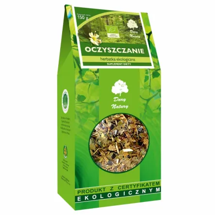 Herbatka Oczyszczanie Ekologiczna 150 g Dary Natury