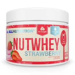 Nutwhey Strawberry Krem Truskawkowy 500 g Allnutrition - Przecena Krótka Data Minimalnej Trwałości