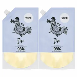 2 x Uzupełniacz Mydło Naturalne w Płynie Figa 500 ml - Yope 