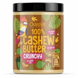 Masło Orzechowe z Nerkowców Cashew Butter 1 kg Crunchy - OstroVit