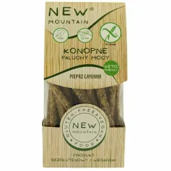 Paluchy Mocy Konopne z Pieprzem Cayenne Bezglutenowe 200 g - New Mountain