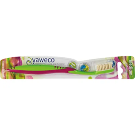 Szczoteczka do Zębów z Włosia Naturalnego Średnia - Yaweco
