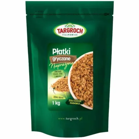 Płatki Gryczane Niepalone 1 kg - Targroch