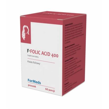 F-FOLIC ACID 400 Kwas Foliowy 60 porcji - Formeds