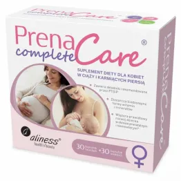 PrenaCare® Complete dla kobiet w ciąży i karmiących x30 Kapsułek Twardych+ 30 Kapsułek Miękkich