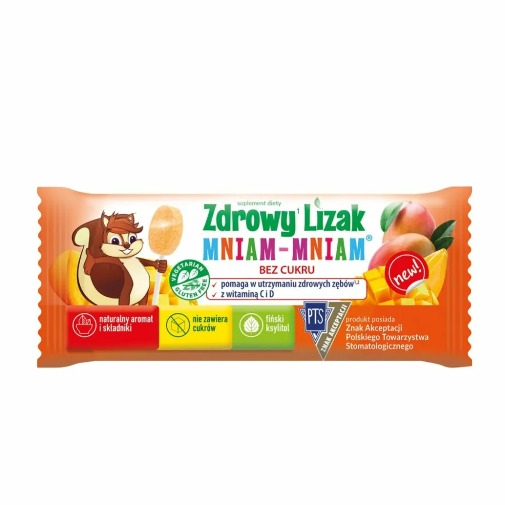 Zdrowy Lizak Mniam - Mniam MANGO Łezka - Starpharma