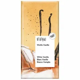 Czekolada Biała z Wanilią Bio 80 g - Vivani