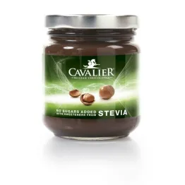 Krem czekoladowo-orzechowy z belgijskiej mlecznej czekolady z substancjami słodzącymi (erytrytol i glikozydy stewiolowe) 200 g