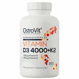Witamina D3 4000 + K2 100 Tabletek - OstroVit