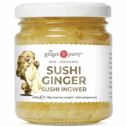 Imbir Marynowany do Sushi Bio 190 g (118 g) - Ginger Party