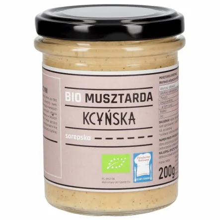 Musztarda Kcyńska Sarepska Bio 200 g - P.P.U.H Grewling - Przecena Krótka Data Minimalnej Trwałości
