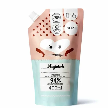 Mydło do Rąk Dla Dzieci NAGIETEK Refill 400 ml - YOPE