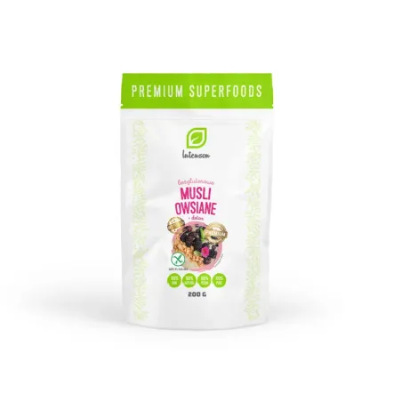 Musli Bezglutenowe Detox 200 g - Intenson