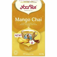 Herbatka Mango Chai Bio 34 g (17x 2 g) - Yogi Tea