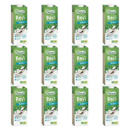 12 x Napój Ryżowo-Kokosowy Bezglutenowy Bio 1 l UHT Natumi
