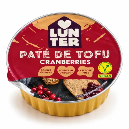 Pasta z Tofu z Żurawiną Wegańska 75 g - Lunter