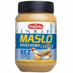 Pasta Orzechowa Active Bez Dodatku Soli i Cukru 470 g - Primavika