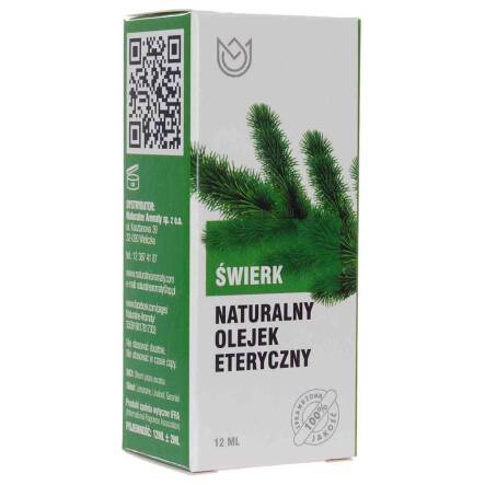 Naturalny Olejek Eteryczny Świerk 12 ml - Naturalne Aromaty