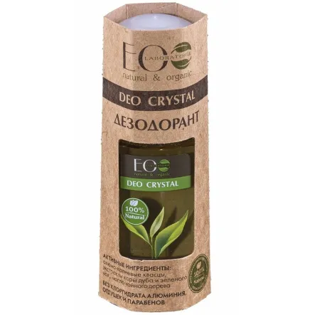 Dezodorant Deo Crystal Ałun Kora Dębu i Zielona Herbata 50 ml - Eo Laboratorie