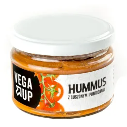 Hummus z Suszonymi Pomidorami 200 g - VegaUp - Hummus Pomidorowy