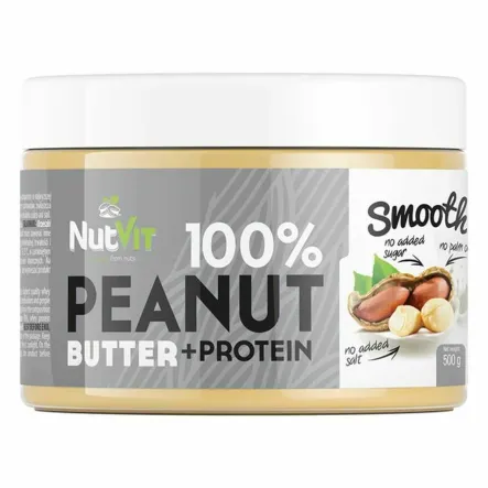 Krem Orzechowy z Białkiem Smooth 500 g - NutVit 