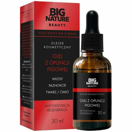 Olejek Kosmetyczny z Opuncji Figowej Tłoczony na Zimno 30 ml - Big Nature Beauty