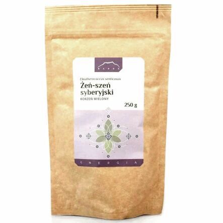 Żeń-Szeń Syberyjski Korzeń Mielony 250 g - Nanga