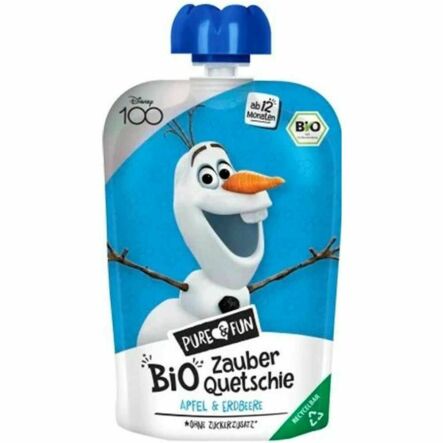 Przecier Jabłko Truskawka BIO 100 g Kraina Lodu Olaf - Pure & Fun