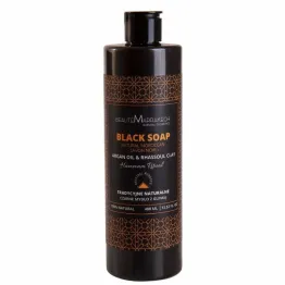 Mydło Czarne Marokańskie Savon Noir z Olejem Arganowym i Glinką RHASSOUL 400 ml - Beaute Marrakech