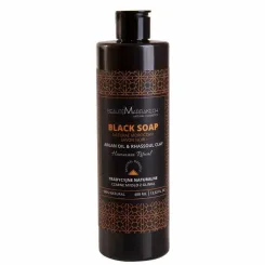 Mydło Czarne Marokańskie Savon Noir z Olejem Arganowym i Glinką RHASSOUL 400 ml - Beaute Marrakech