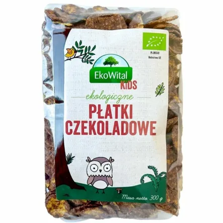 Płatki Czekoladowe BIO 300 g - Eko-Wital
