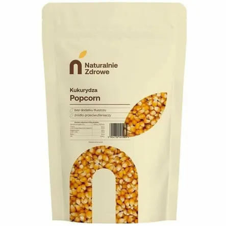 Popcorn Kukurydza 1 kg - Naturalnie Zdrowe