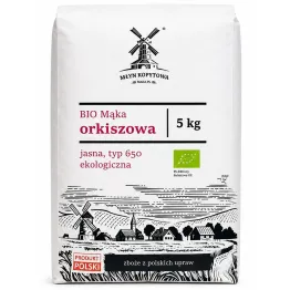 Mąka Orkiszowa Jasna Typ 650 Ekologiczna 5 kg - Młyn Kopytowa