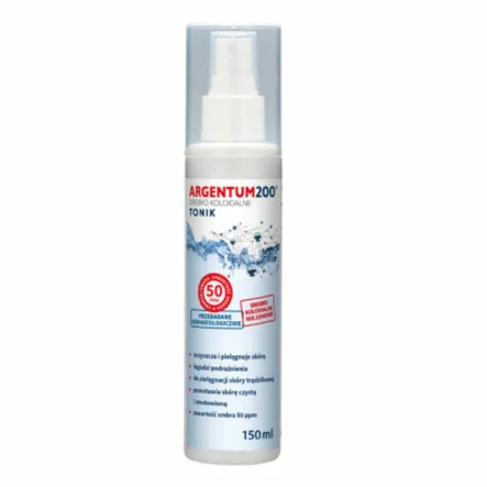 Argentum 200 Srebro Koloidalne 50 ppm Aerozol 150 ml - Aura Herbals