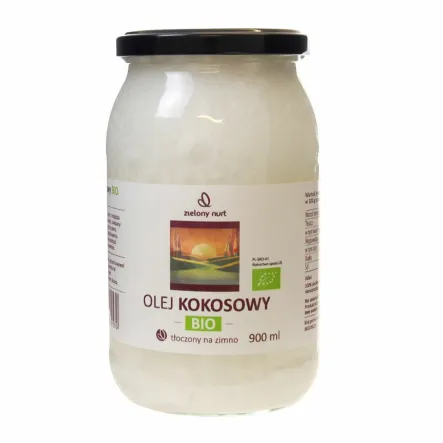 Olej Kokosowy Bio Nierafinowany Tłoczony na Zimno 900 ml Bionurt 
