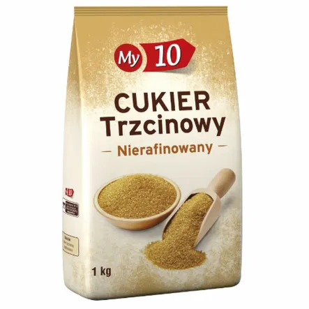 Cukier Trzcinowy Nierafinowany My10 1 kg Sante