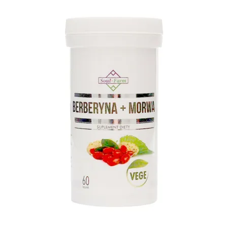 Berberyna+ Morwa 60 Kapsułek - Soul-Farm