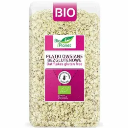 Płatki Owsiane Bezglutenowe Bio 600 g - Bio Planet