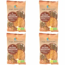 4 x Paluszki Orkiszowe Pełnoziarniste Bio 45 g - Simpatiko