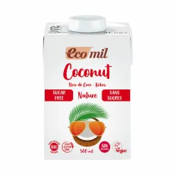 Napój Kokosowy Bez Dodatku Cukru Bio 500 ml UHT Ecomil