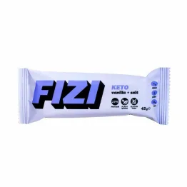 KETO Baton Proteinowy Bezglutenowy Wanilia+ Sól 45 g - FIZI