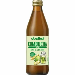 Kombucha Limonka - Imbir BIO 330 ml - VOELKEL