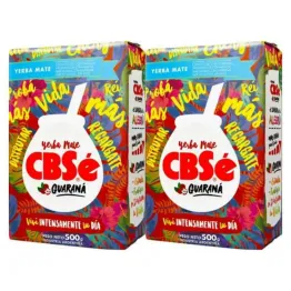 2 x Yerba Mate CBSe Energia Guarana 500 g