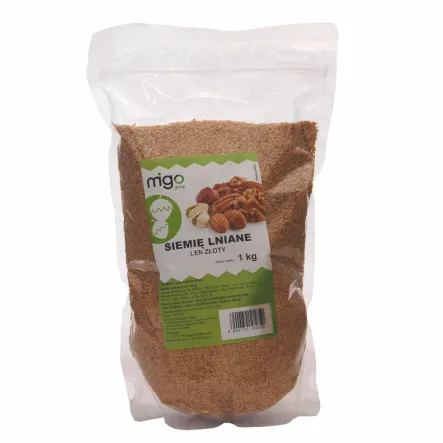 Siemię Lniane Złote 1 kg MIGOgroup