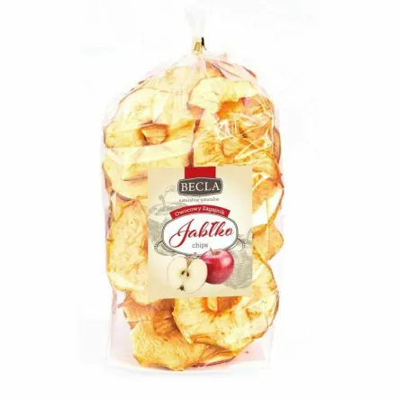 Jabłko Suszone Czips 80 g - Becla - Przecena Krótka Data Minimalnej Trwałości