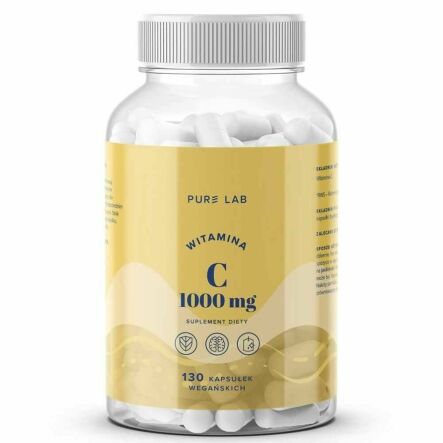Witamina C 1000 mg 130 Kapsułek - Pure Lab
