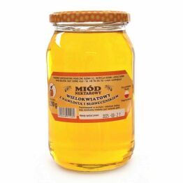 Miód Wielokwiatowy z Nawłocią i Słonecznikiem 1,2 kg - Pasieka Sudnik