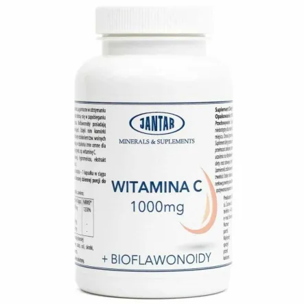 Witamina C 1000 mg+ Bioflawonoidy 90 Kapsułek - Jantar ( Ascorbic Acid )